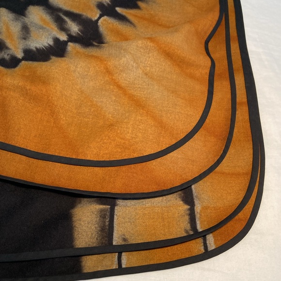 Wool cape and scarf/sash tie dye by an artist - Picture 16 of 17